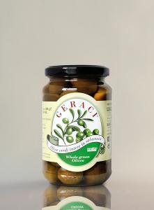 Whole green olives - Geraci